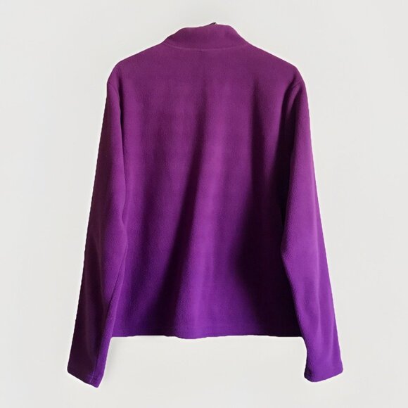 DISNEY STORE VINTAGE Purple WINNIE THE POOH FLEECE SWEATER SIZE LARGE - Picture 3 of 6